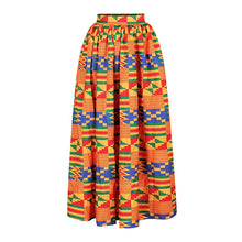 Load image into Gallery viewer, African Dresses for Women Autumn 2-piece Set Lady Full Sleeve Shoulder Off Dashiki Print Split Skirts