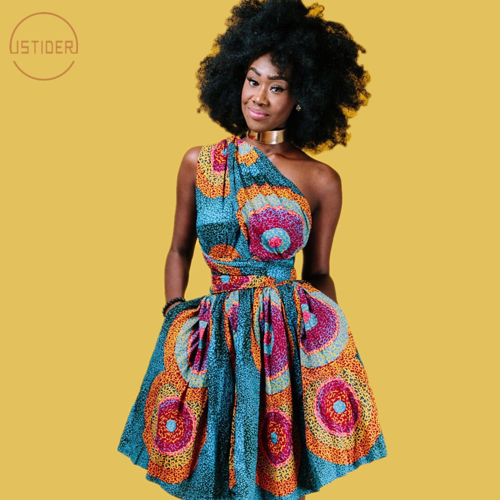 African print hot sale party dresses